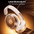 thumbnail image 3 of Bluetooth Headphones Over Ear, 58Hrs Playtime Wireless Headphones,Bass Boosted by 90%,Lightweight Headset with Deep Bass, Clear Call with 4 Noise Cancelling Mics,Low Latency for Travel Work Cellphone, 3 of 8
