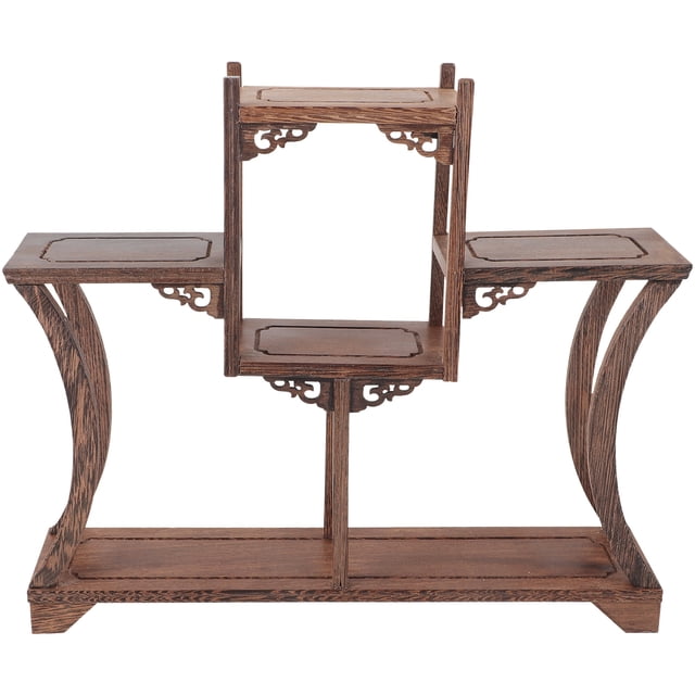 Wood Display Shelf 1Set For Floating Frame Display Case In Living Room