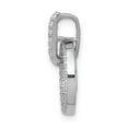 thumbnail image 2 of Auriga Fine Jewelry 10K White Gold 1/4ct. Diamond Double Circle Dangle Pendant for Women, 2 of 6