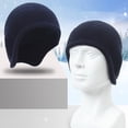 thumbnail image 2 of Yesbay Cap Helmet Inner Lining Cap Ear Elastic Dome Anti slip Outdoor Camping Skiing Cycling Cap Heat Retention Beanie, 2 of 7