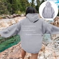 thumbnail image 2 of YUELONGHU Women Casual Hoodie Zip up Hoodie Women Women's Dear Person Behind No One Is You That's Your Superower Hoodie Xl, 2 of 5