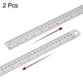 thumbnail image 3 of Steel Ruler 60cm 24 Inch Aluminum with Conversion Table, 2 Pieces, 3 of 6