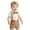 a-120Beige56, variant on FINALGANG Lapel Collar Dot Print Short Sleeve Romper Matching Bow Tie Adjustable Striped Suspenders Solid Shorts 3 Piece Gentleman Sets Summer Outfits For Baby Boys 18-24 Months