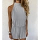thumbnail image 1 of Mono de verano con cuello halter, mono de verano para mujer, mono de verano para mujer, mono corto con cuello halter, diseño exquisito, 1 of 7