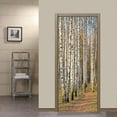 thumbnail image 5 of (77x200cmStyle C)Door Sticker Trompe l'oeil Effect 3D Interior PVC Wall Stickers for Decoration Wall Living Room Kitchen Bedroom Bathroom Wallpaper, 5 of 5