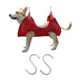 thumbnail image 3 of Ofertas Únicas 1 Juego de Hamaca para Acicalamiento de Mascotas Herramientas de Acicalamiento de Mascotas de Poliéster con Ganchos Pequeño Rojo, 3 of 6