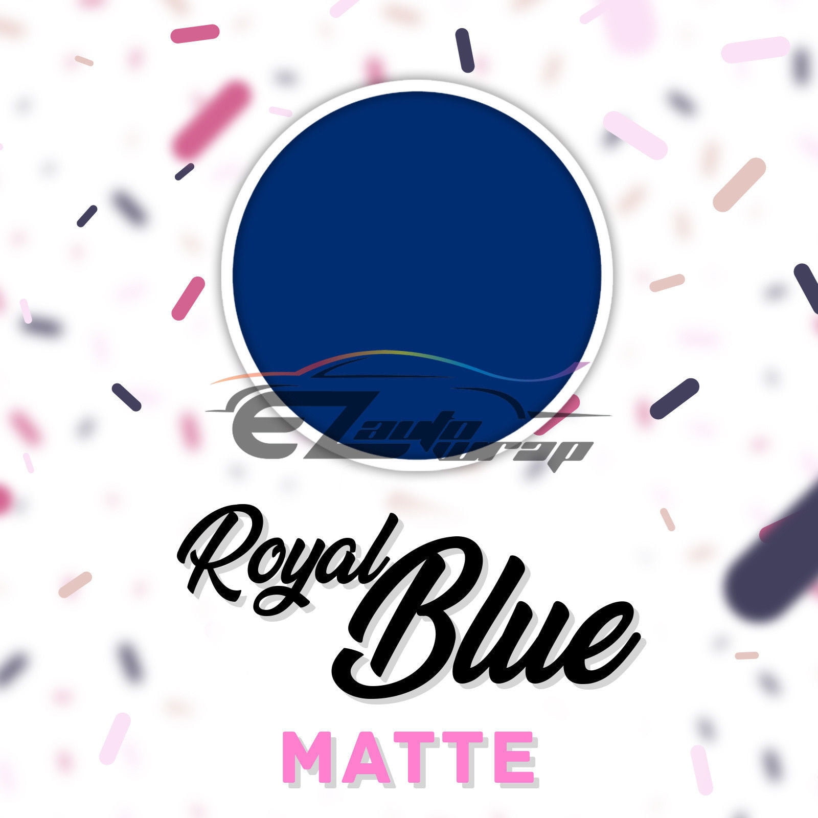 ESSMO Royal Blue Matte Solid Heat Transfer Vinyl HTV Sheet T-Shirt 20" Wide Iron On Heat Press DP23 20"x480"