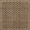 thumbnail image 1 of Ahgly Company Indoor Square Abstract Camel Brown Southwestern Area Rugs, 8' Square, 1 of 6