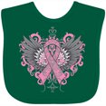thumbnail image 3 of Inktastic Breast Cancer Cool Wings Boys or Girls Baby Bib, 3 of 4