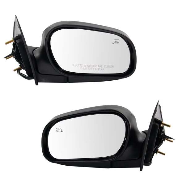 TRQ Power Heated Side View Mirrors Pair Set for Crown Victoria Grand Marquis MRA09236