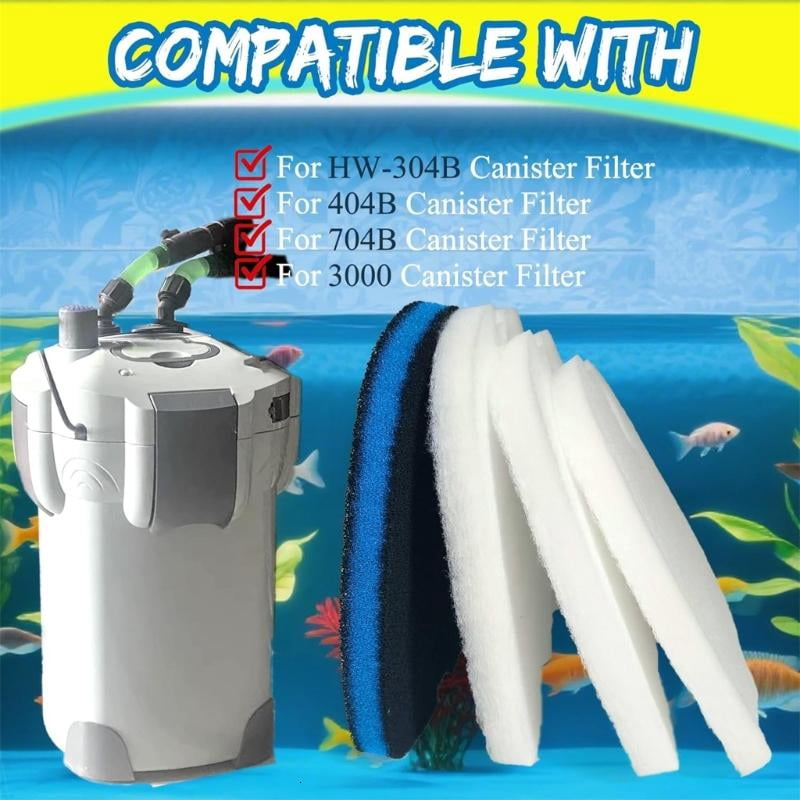 CEORPER Premiums Sponges Filter Cartridges Mats Replacement Canister Filter Pad