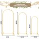thumbnail image 3 of Soporte de Arco de Boda para Globos Dorado con Base Metálica Lujosa para Decoración de Bodas, Fiestas y Cumpleaños, Montaje Fácil, Diseño Elegante y Resistente, 3 of 4