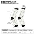 thumbnail image 2 of Daiia Dancing Dogs Print Crew Socks – Soft Breathable Long Socks for Men & Women, Moisture-Wicking & Comfortable Daily Wear Socks, One-Size Fits Most (US 5-11), 2 of 6