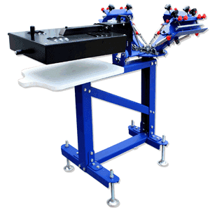 Techtongda 3 Color Micro-adjust Screen Printing Press Flas Dryer Screen Printing Machine
