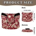 thumbnail image 2 of Haosy Snowflakes and Pine Branches Golf Mallet Putter Cover Strong Magnetic Leather Golf Club Headcover Closure, 2 of 7