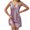 Purple, variant on Jamicy Pajama Dress for Women Valentine's Day Gifts Women's Satin Silky Nightgown Lace Strapy Sleepwear Chemise Nightdress Full Slip