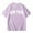 Light Purple, variant on Girls Short Sleeve T Shirts Letter Print Summer Tops Crewneck Tees Boys Black Shirt Shirts for Girls 10-12 Years