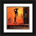 thumbnail image 1 of Dahlke, Izabella 12x12 Black Ornate Wood Framed with Double Matting Museum Art Print Titled - African Girls I, 1 of 4