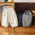 thumbnail image 3 of Pantalones informales para niños y niñas de 1 a 5 años, primavera 2025, nuevos pantalones de algodón para bebés, pantalones bordados de dibujos animados para niños, pantalones para exteriores, 3 of 6
