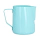 thumbnail image 4 of Jarra de espuma de leche con boca puntiaguda de 600 ml, taza de espuma de leche espesada de acero inoxidable para el hogar, color azul, 4 of 5