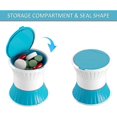thumbnail image 4 of Jinsinto Pill Boxes 3 in 1 Pill Cutter Pill Box with Crusher Multifunctional Portable Removable Organizer Tablet Splitter, 4 of 5