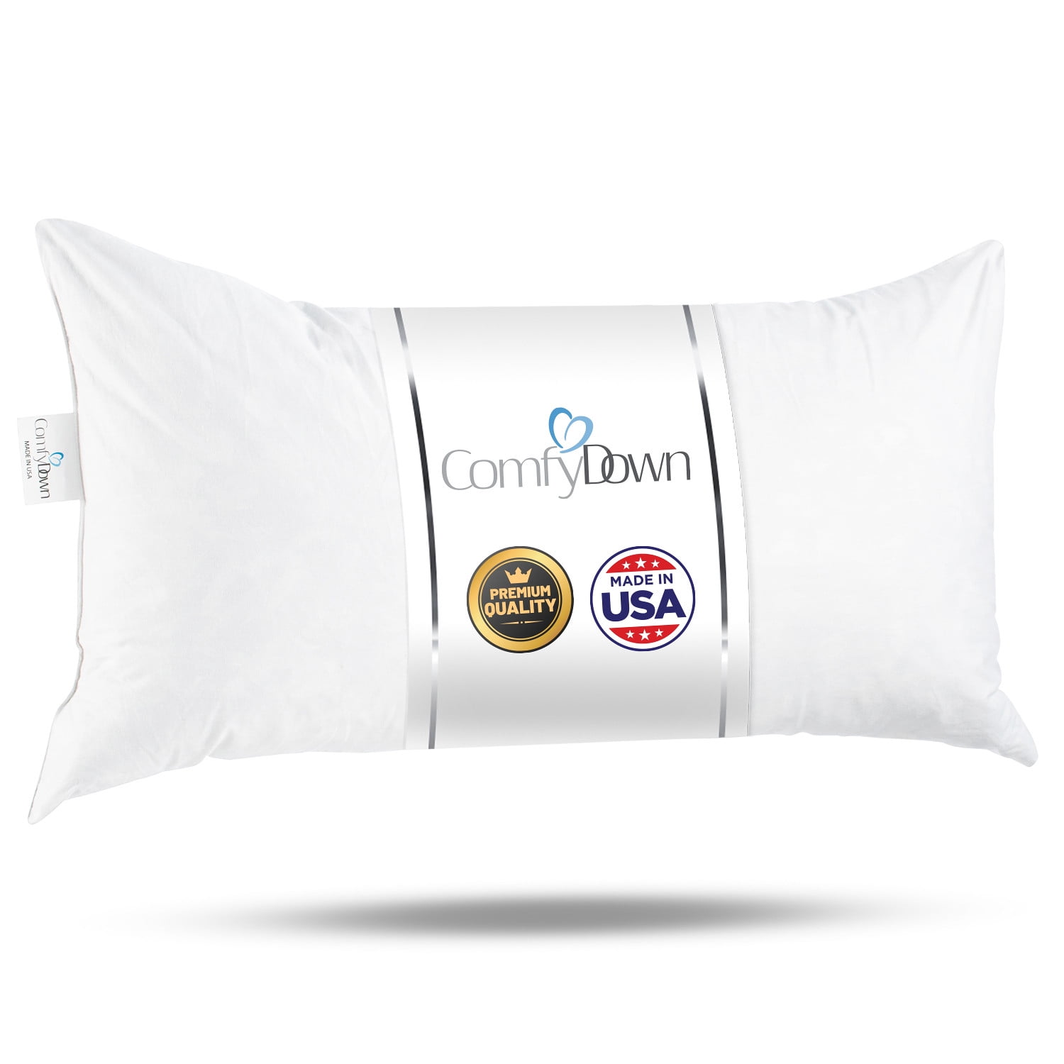 Rectangular Pillow Insert Premium Euro Sham Hypoallergenic Throw Bolster Round 