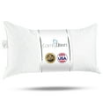 thumbnail image 5 of ComfyDown 14x30 Throw Pillow Insert, Down & Feather Fill, 100% Cotton Cover, Made in USA – Premium Soft Lumbar Decorative Pillow Form Sham Stuffer for Bed, Sofa & Couch, 5 of 9