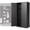 Black, variant on DNA Motoring 71" Black Lockable Metal Utility Storage Tool Cabinet w/ 5 Adjustable Shelves