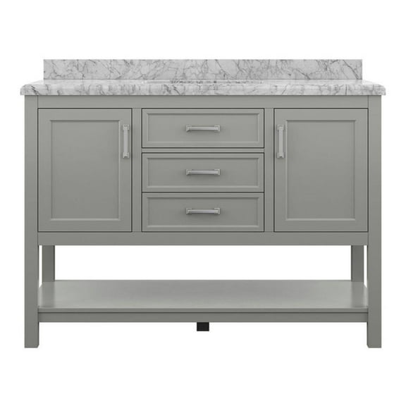 Design Element Affinity 49" Single Sink Bathroom Vanity in Grey