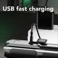 thumbnail image 4 of LED Outdoor Flashlight Zoomable Super Bright USB Rechargeable Waterproof Retractable Portable Handheld Flashlight, 4 of 5