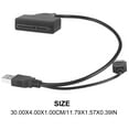 thumbnail image 2 of UEETEK Hard Disk Cable Black for External Drive with Backward Compatible USB 10 and 7200Rpm Hard Disk Support, 2 of 6