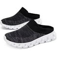 thumbnail image 3 of Men Backless Sneakers Breathable Mule Cushion Open Back Casual Slippers for Men, 3 of 14