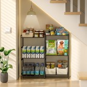 6-Tier Small Garage Shelf, Utility Garage Shelving Units and Storage, Heavy Duty Wire Shelving Metal Storage Shelves, Standing Shelf for Pantry, Laundry Room, Kitchen 34.72"L x 12.63"W x 30.94"H
