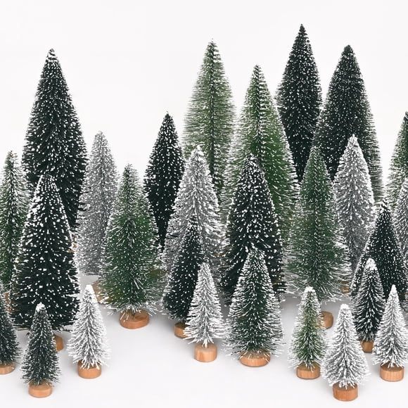 Cepillos para botellas Waipfaru para decoración navideña, 21 unidades