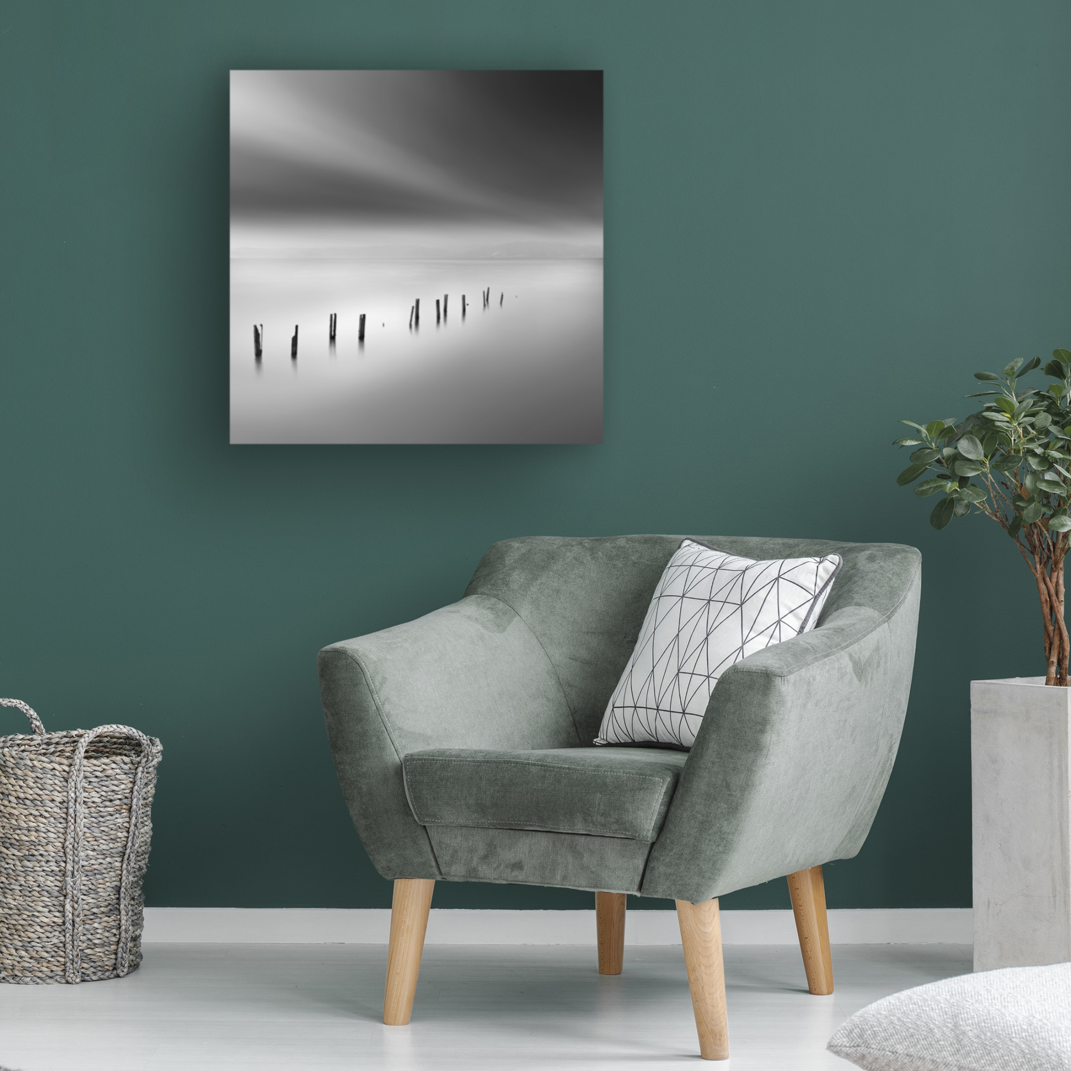 Canvas Wall Art - George Digalakis 'Abandoned Dreams' Wall Art for Living Room, Bedroom, or Office Décor by Trademark Fine Art - 24 x 24 Inches