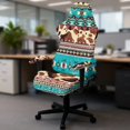 thumbnail image 5 of Whosucclay Aztec Tribe Geometric Cow Print Gaming Chair Covers, Stretchable Computer Chair Cover, Anti-dust Office Chairs Cover, Racing Chairs Covers for Anti Cat Scratch Protection, 5 of 8