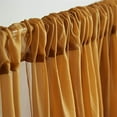 thumbnail image 6 of AK TRADING CO. 120" Wide (10Ft Wide) Sheer Voile Drape Panels for Backdrop, Wedding Events, Ceiling Drapes, Event Masking, Decor - Select from 6ft to 50ft Length. (10 feet x 14 feet, Gold), 6 of 6