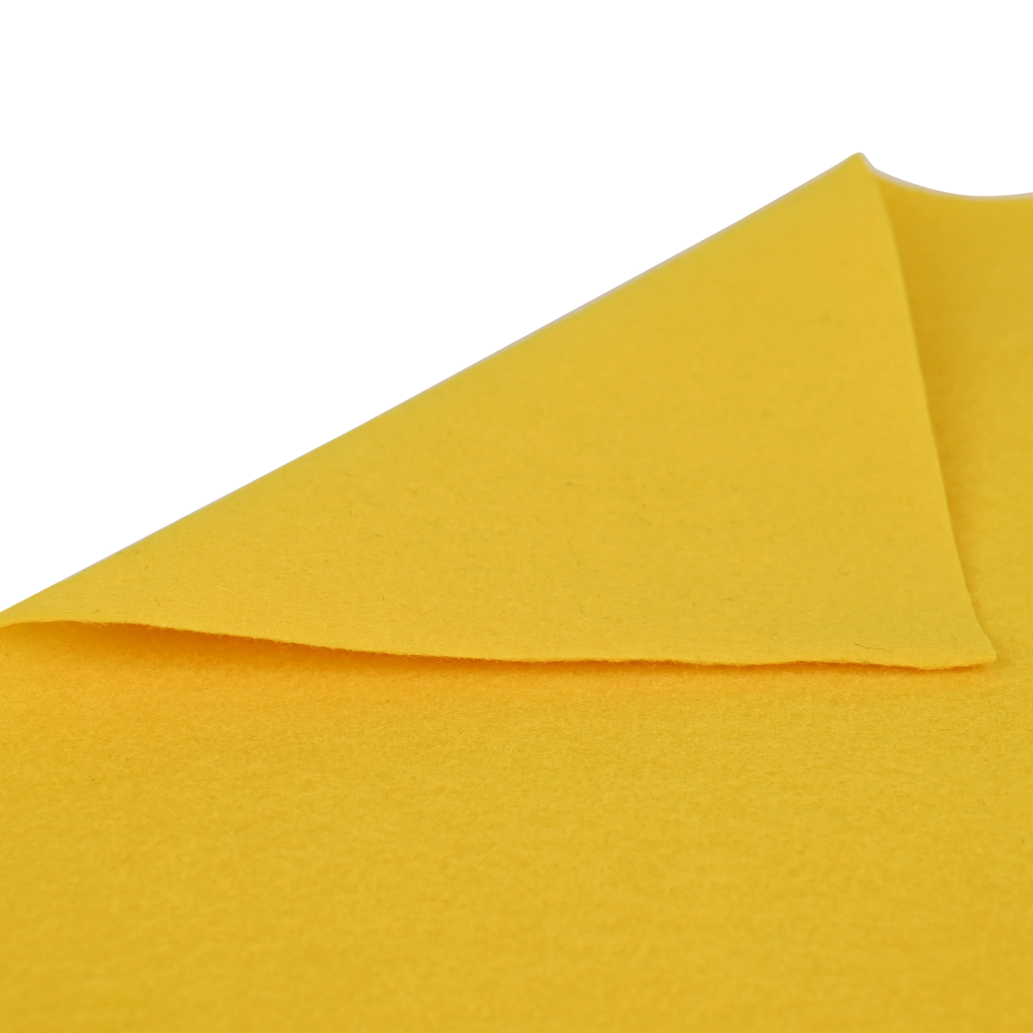 Hello Hobby Yellow Felt Sheet for Craft Projects, Soft and Easy to Cut, 9" x 12"