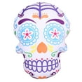 thumbnail image 1 of Halloween Throw Pillow Creative Skeleton Head Stuffed Cushion Sofa Pillow Toy, 1 of 7