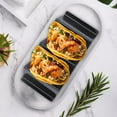 thumbnail image 4 of Support à Tacos, Plateau à Tacos en Acier Inoxydable, Support à Tacos, Support à Tacos, Taco, Tient 2 Tacos, Noir, 4 of 8