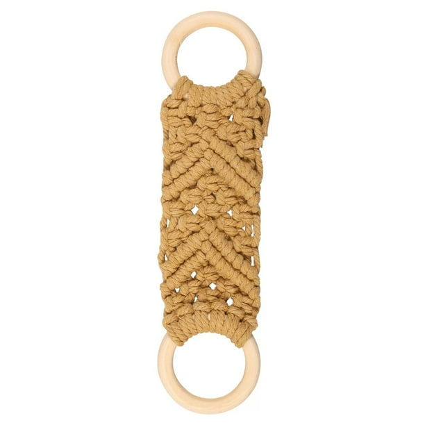 Anillo Colgador de Toalla de Algodón Porta Toallas Cocina Toalla Tejida Decorativa