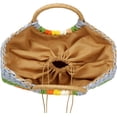 thumbnail image 5 of Summer Rattan Bag for Women Hand-woven Beach Top-handle Handbag Straw Rattan Tote Bags, 5 of 6