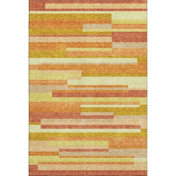 Dalyn Rugs Premium Machine Washable Mayfield AMF766 Orange 8' x 10' Rug