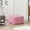 pink, variant on Square Stuffed Pouf Ottoman Foot Rest, Soft Corduroy Pouf Foot Stool Cushion with Foam Chunk Filling, 26 x 26 x 13 Inch Floor Chair for Living Room, Bedroom & Home Decor,Dark Gray