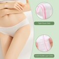 thumbnail image 6 of GHSOHS Womens Underwear Boyshorts No Show Panties for Women Seamless High Waisted Thongs for Women Women’s Disposable Underwear For Travel Stays Cotton Panties White(5pk) Cotton Crotch Seamless ,XL, 6 of 7