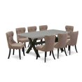 thumbnail image 2 of East West Furniture X697SI648-9 9-Piece Dinette Set, 2 of 10