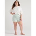 thumbnail image 5 of Joyspun Women's Woven Pajama Boxer Shorts, Sizes XS to 3X, 5 of 6