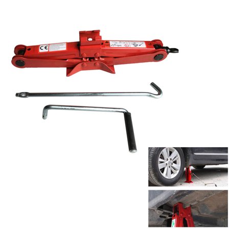 Zimtown 1.5 Ton Heavy Duty Scissor Jack Auto Cars Emergency Repiar Crank Lift Tool