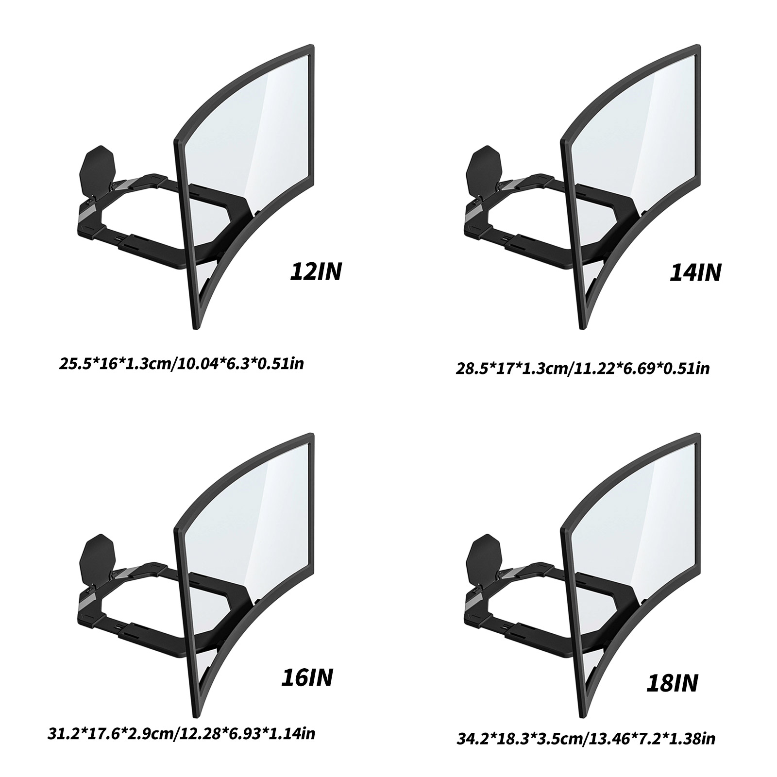 Curved Phone Screen Expander Eye Care Technology Stable Anti Slip Stand Portable Multiple Scenario Entertainment