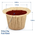 thumbnail image 2 of Filtros de café Haetyly de papel natural desechables, 100 unidades, 2 of 6